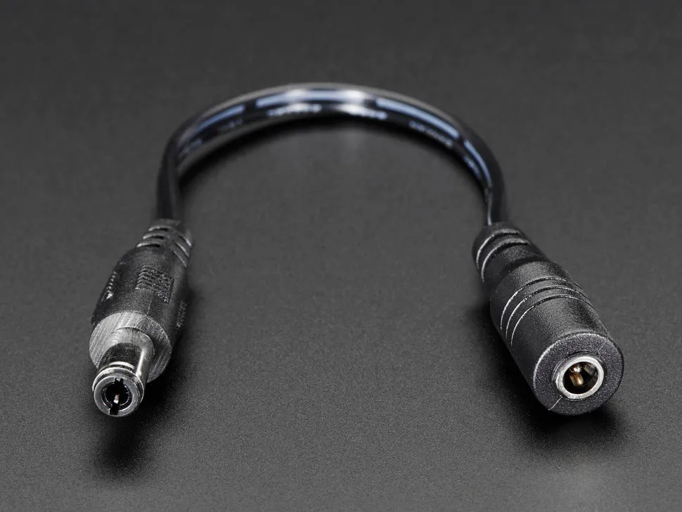 3.5 / 1.3mm To 5.5 / 2.1mm DC Jack Adapter Cable