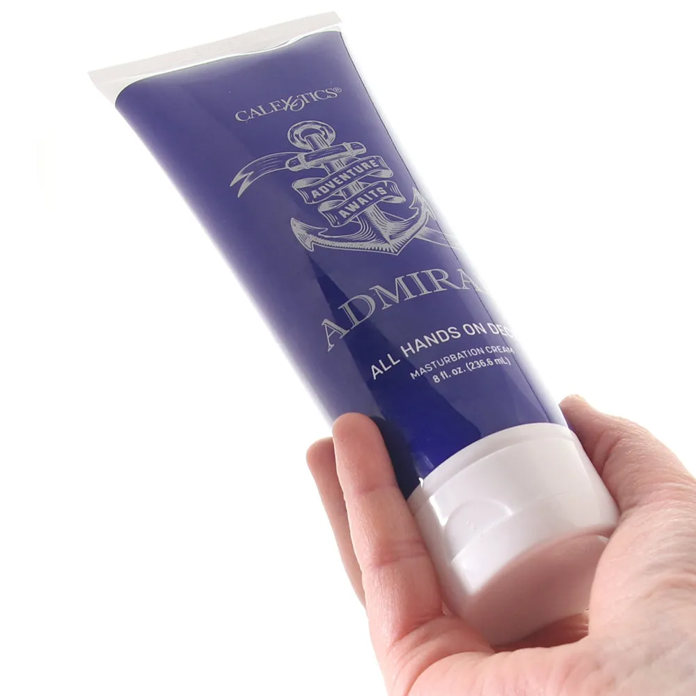 Admiral All Hands On Deck Masturbation Cream Lube in 8oz