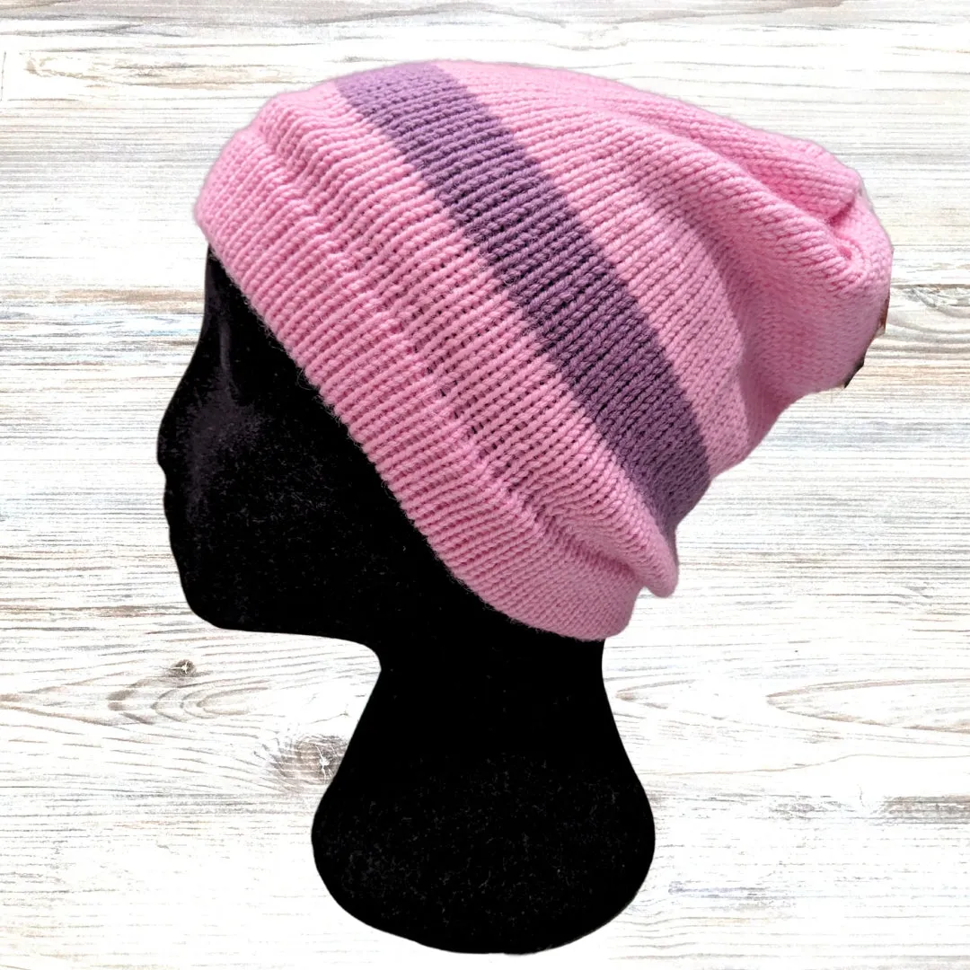 Adults Merino Wool Slouch Hats (different colours & styles - sustainable knitted hats