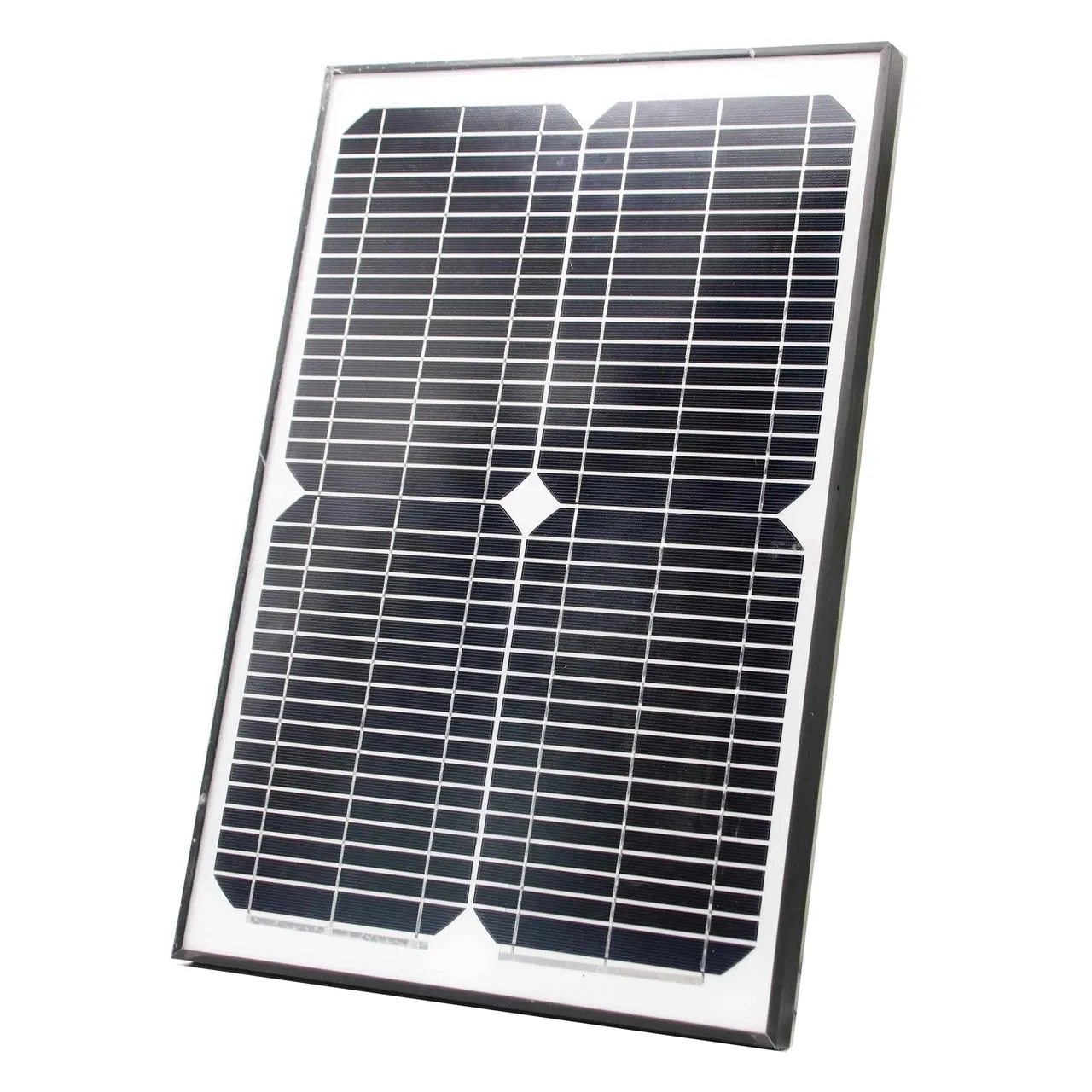 Aleko Solar Panel - Monocrystalline - 20W - 24V