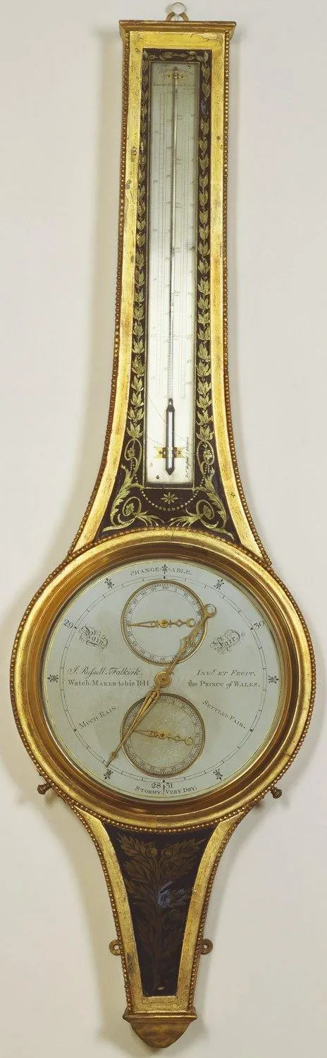 Aneroid Wheel Barometer to Commemorate The Marriage of Charles & Diana by Comitti & Garrard