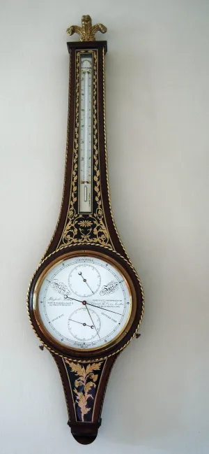 Aneroid Wheel Barometer to Commemorate The Marriage of Charles & Diana by Comitti & Garrard