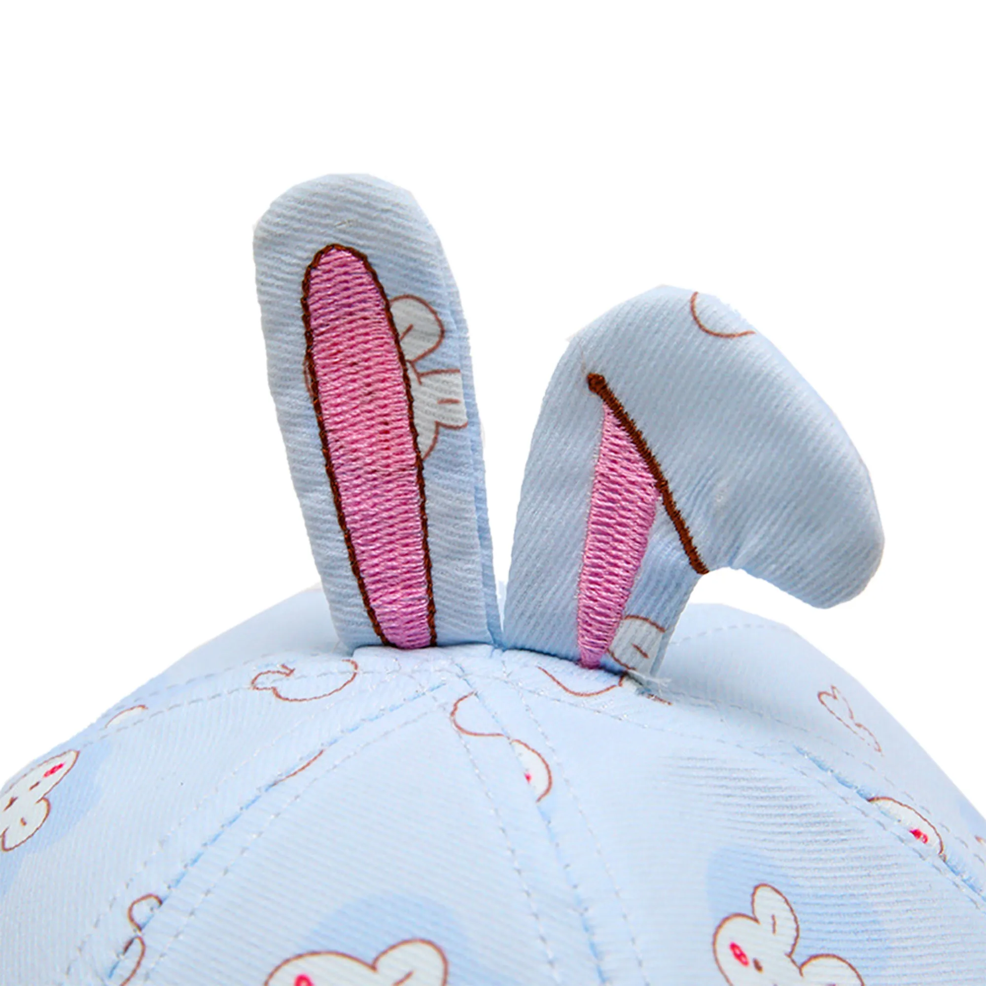 Babymoon Cotton Baby Kids Boys Girls Summer Cap With Head String Rabbit Design | 2-6 Years | Blue