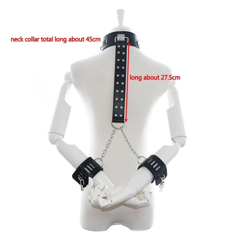 BDSM Bondage Leather Neck Collar