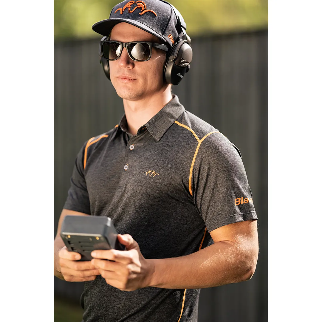 Competition Polo Shirt 23 - Anthracite by Blaser