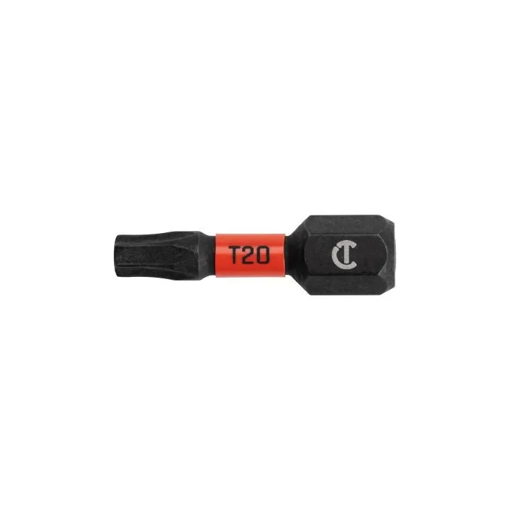 Crescent T20 x 1" Torx® VORTEX™ Impact Power Bit - 25 Pack (T20 x 1")