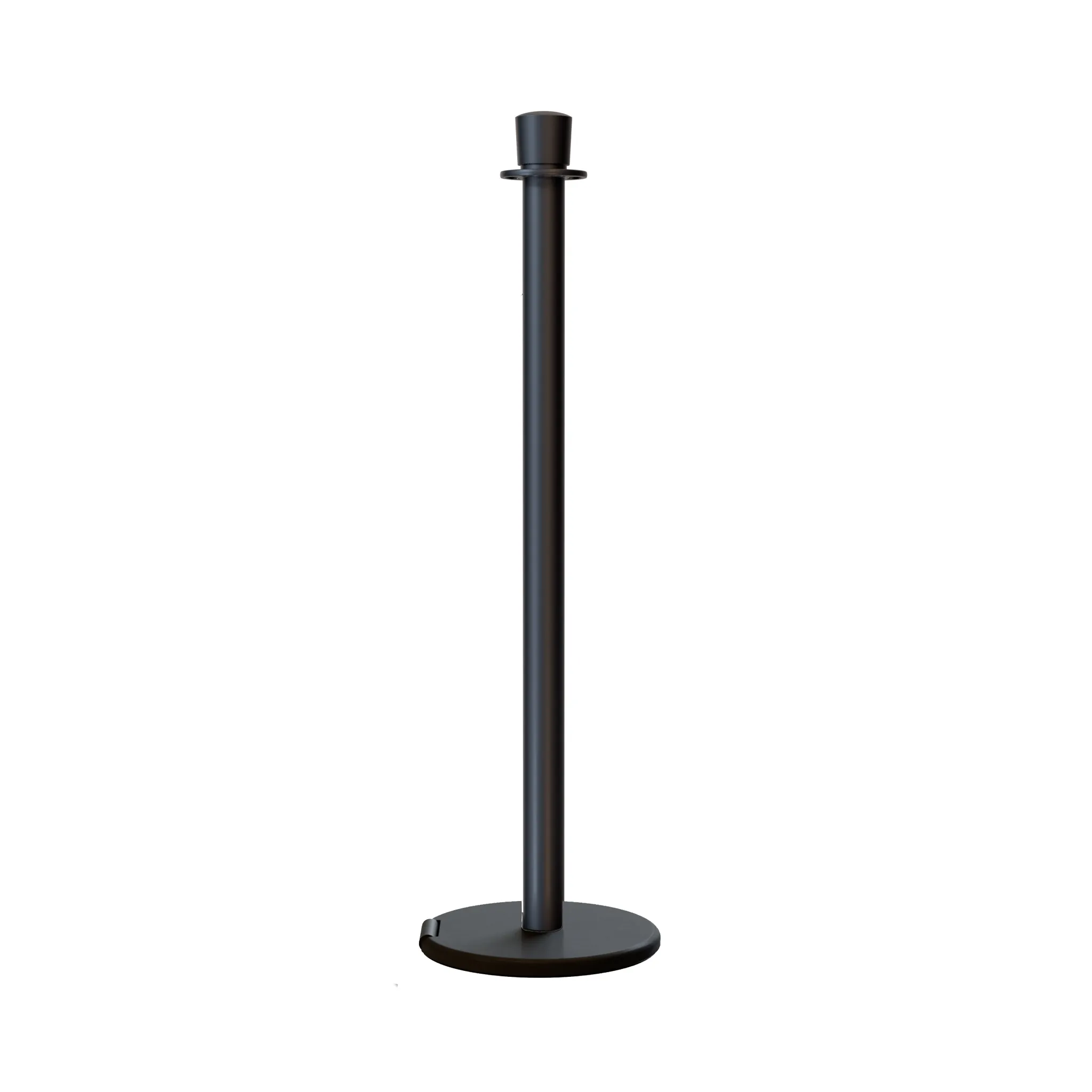 Crown Top Post and Rope Stanchion with Roller Base - Montour Line CELine