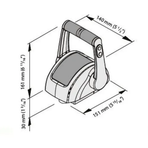 Electronic Engine Control Lever (Right Hand) S/S - for 1 Engine