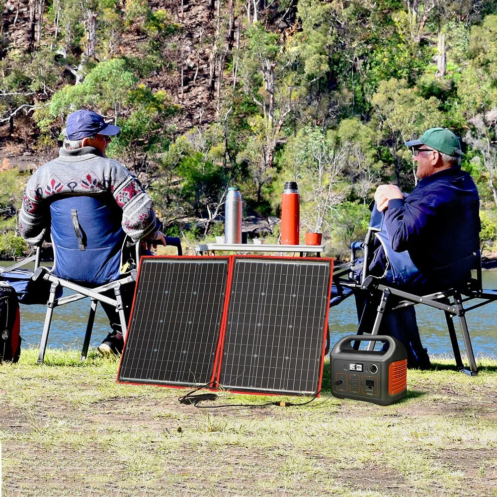 Flexible Foldable Solar Panel High Efficience Travel & Phone & Boat Portable 12V 80w 100w 150w 200w 300w Solar Panel Kit