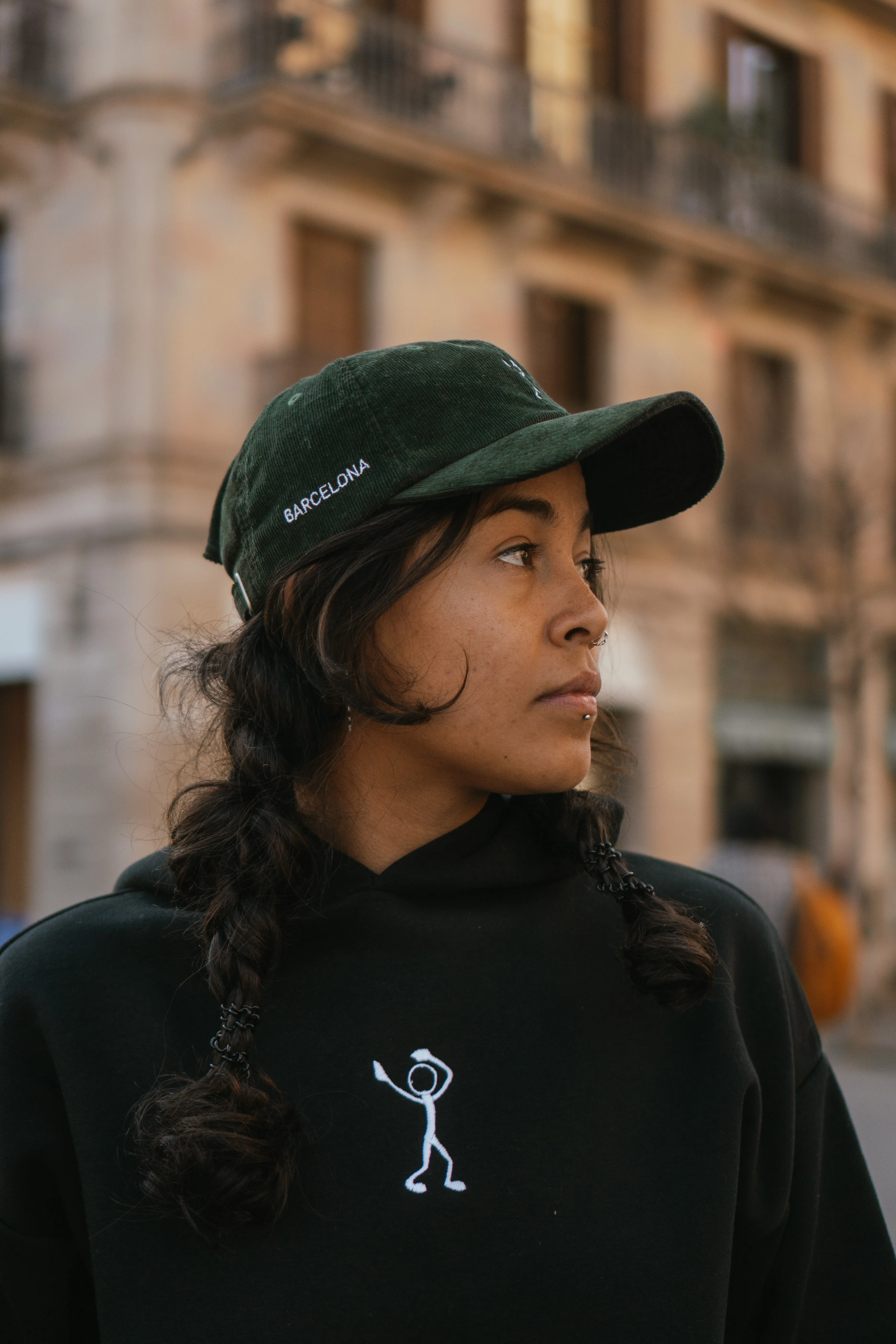 Green Corduroy Hat