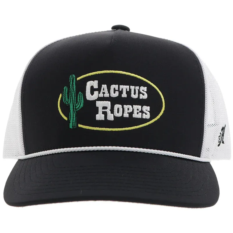 Hooey Cactus Ropes Black/White W/Stitching