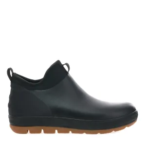 Men's Neoprene Ankle Rain Boot - Black