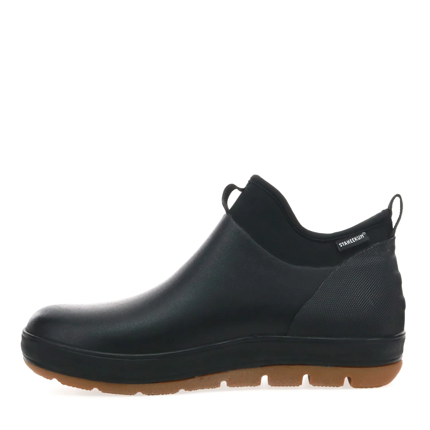 Men's Neoprene Ankle Rain Boot - Black