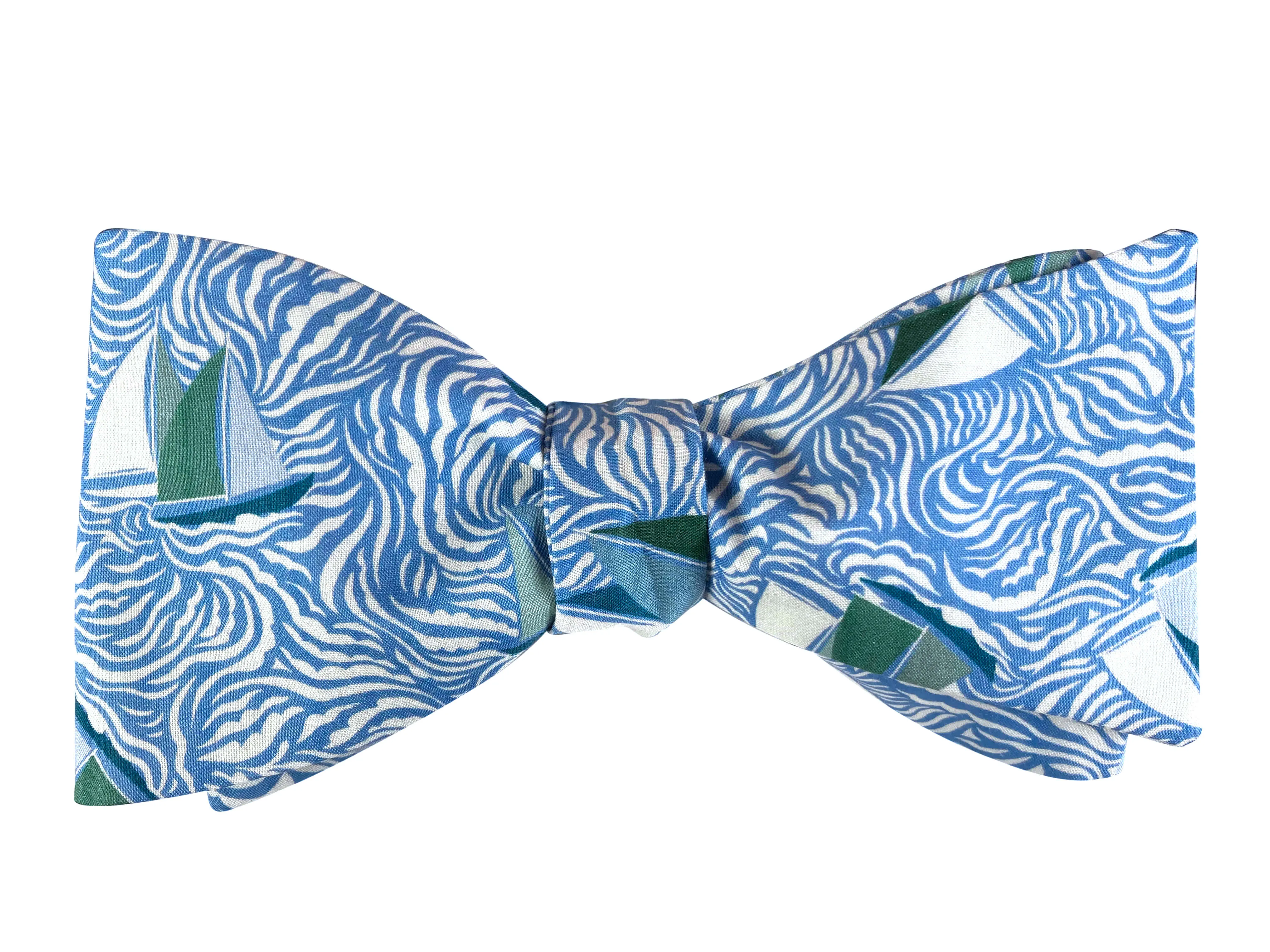 Nautical Sailing Boats Bow Tie