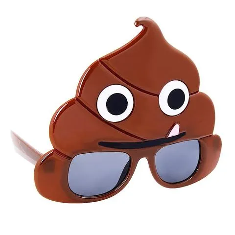 Officially Licensed Emogie Poo Sunstaches Sun Glasses