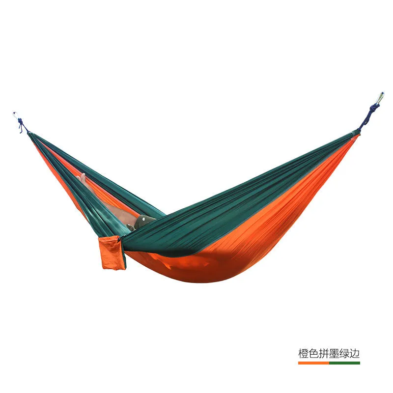 Outdoor double Hammock Portable Parachute Cloth 2 Person hamaca hamak rede Garden hanging chair sleeping travel swing hamac