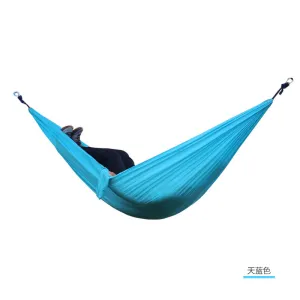 Outdoor double Hammock Portable Parachute Cloth 2 Person hamaca hamak rede Garden hanging chair sleeping travel swing hamac