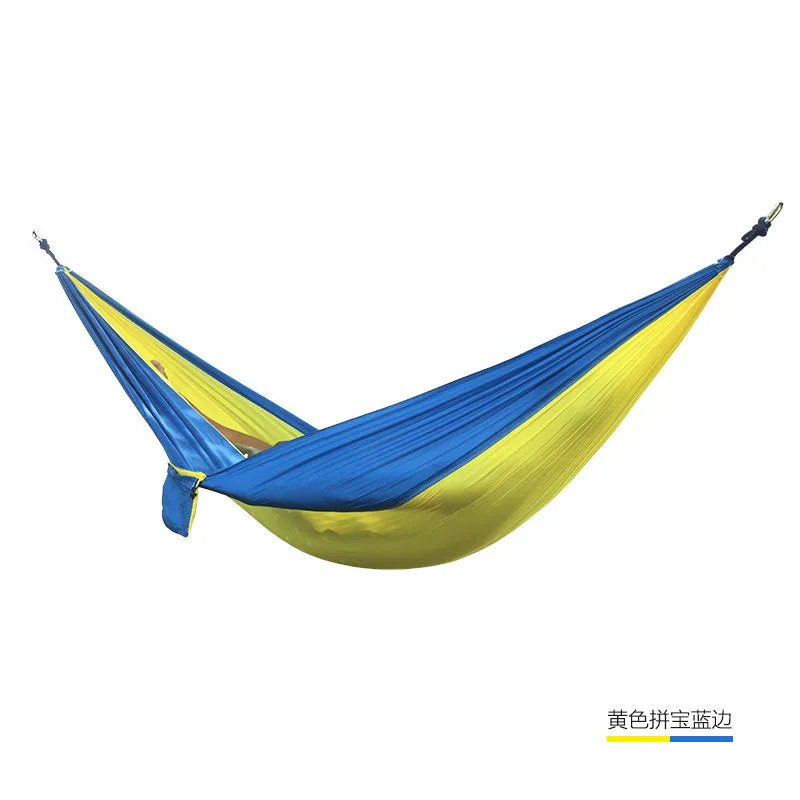 Outdoor double Hammock Portable Parachute Cloth 2 Person hamaca hamak rede Garden hanging chair sleeping travel swing hamac