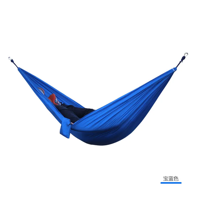 Outdoor double Hammock Portable Parachute Cloth 2 Person hamaca hamak rede Garden hanging chair sleeping travel swing hamac