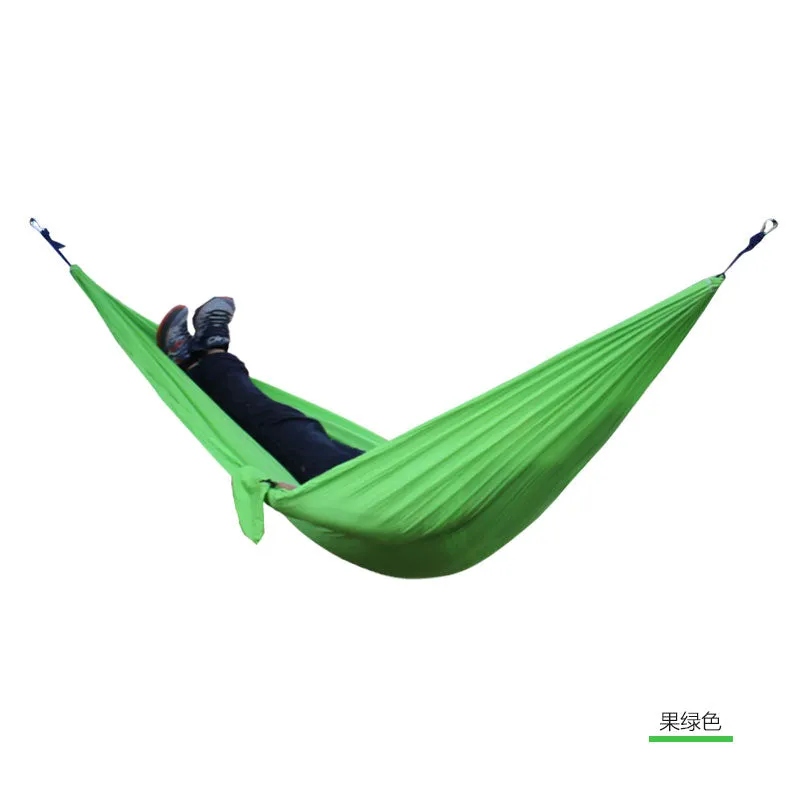 Outdoor double Hammock Portable Parachute Cloth 2 Person hamaca hamak rede Garden hanging chair sleeping travel swing hamac