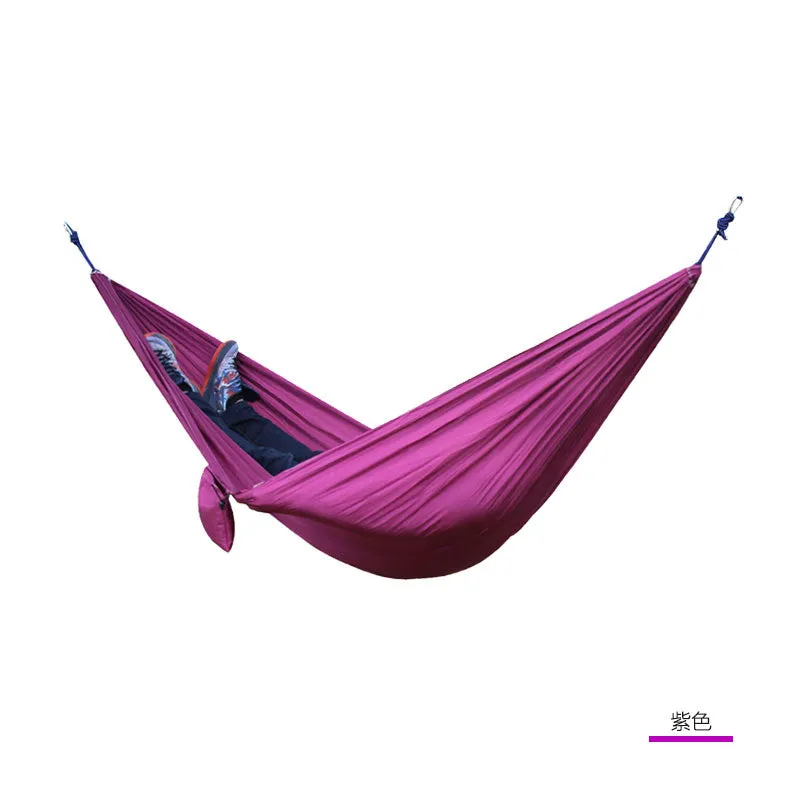 Outdoor double Hammock Portable Parachute Cloth 2 Person hamaca hamak rede Garden hanging chair sleeping travel swing hamac