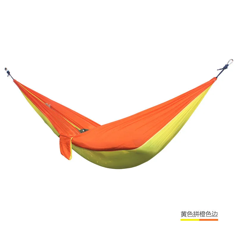 Outdoor double Hammock Portable Parachute Cloth 2 Person hamaca hamak rede Garden hanging chair sleeping travel swing hamac