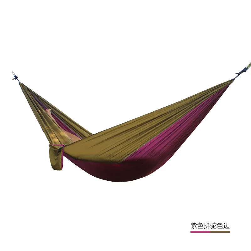 Outdoor double Hammock Portable Parachute Cloth 2 Person hamaca hamak rede Garden hanging chair sleeping travel swing hamac