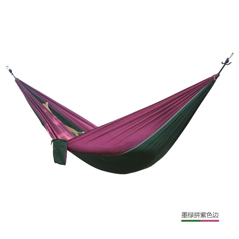 Outdoor double Hammock Portable Parachute Cloth 2 Person hamaca hamak rede Garden hanging chair sleeping travel swing hamac