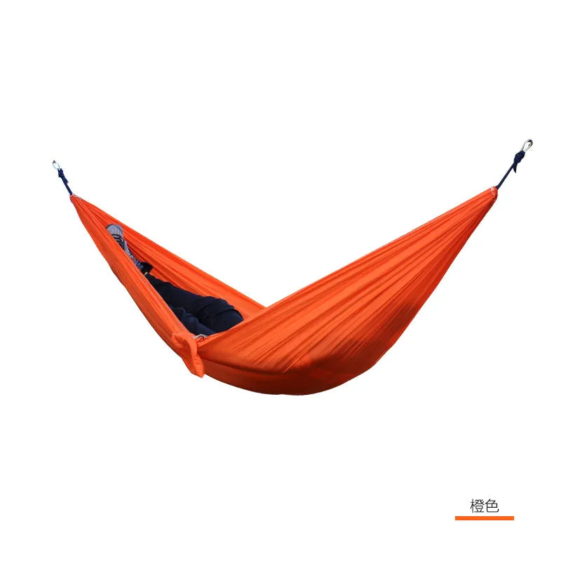 Outdoor double Hammock Portable Parachute Cloth 2 Person hamaca hamak rede Garden hanging chair sleeping travel swing hamac