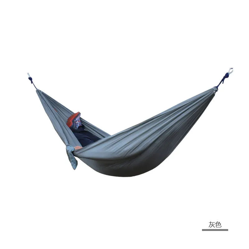 Outdoor double Hammock Portable Parachute Cloth 2 Person hamaca hamak rede Garden hanging chair sleeping travel swing hamac