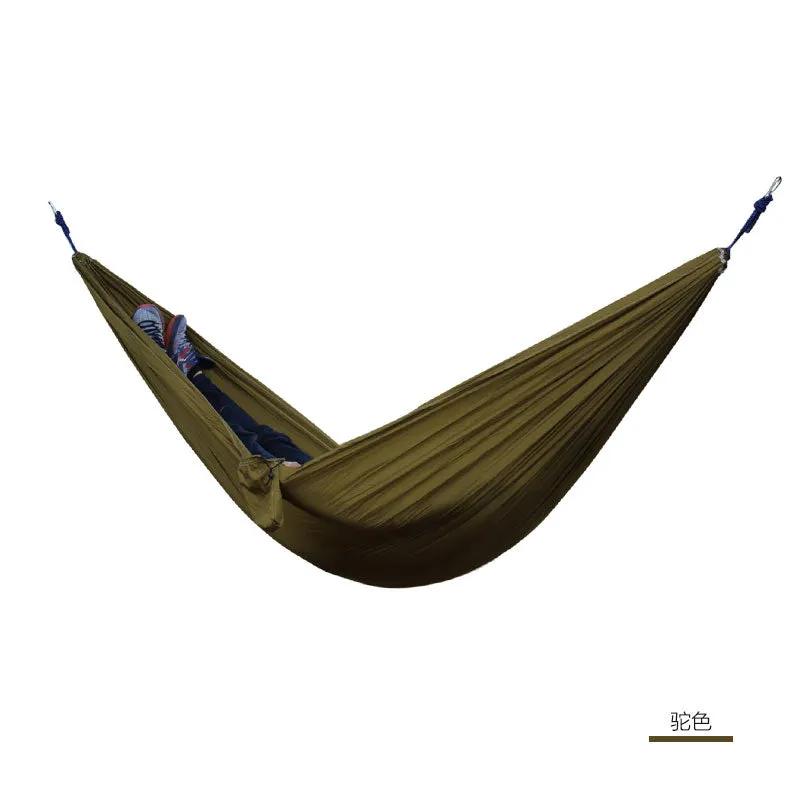 Outdoor double Hammock Portable Parachute Cloth 2 Person hamaca hamak rede Garden hanging chair sleeping travel swing hamac