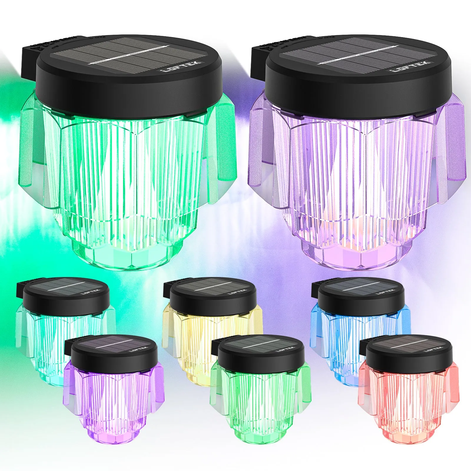 RGB Solar Deck Lights