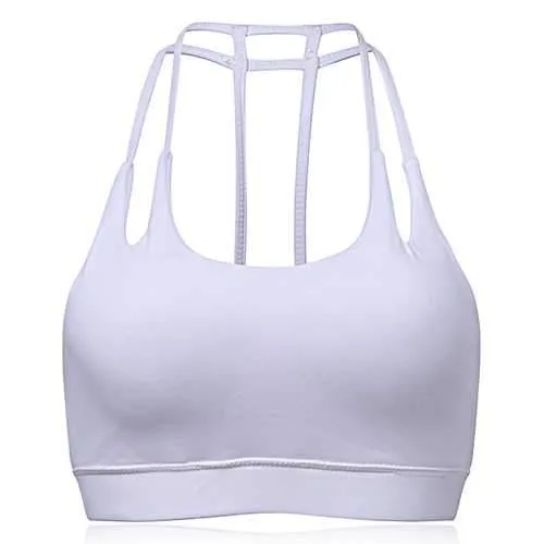 Sexy Cozy Quick Drying Shockproof Wireless Backless Breathable Fitness Yoga Bra