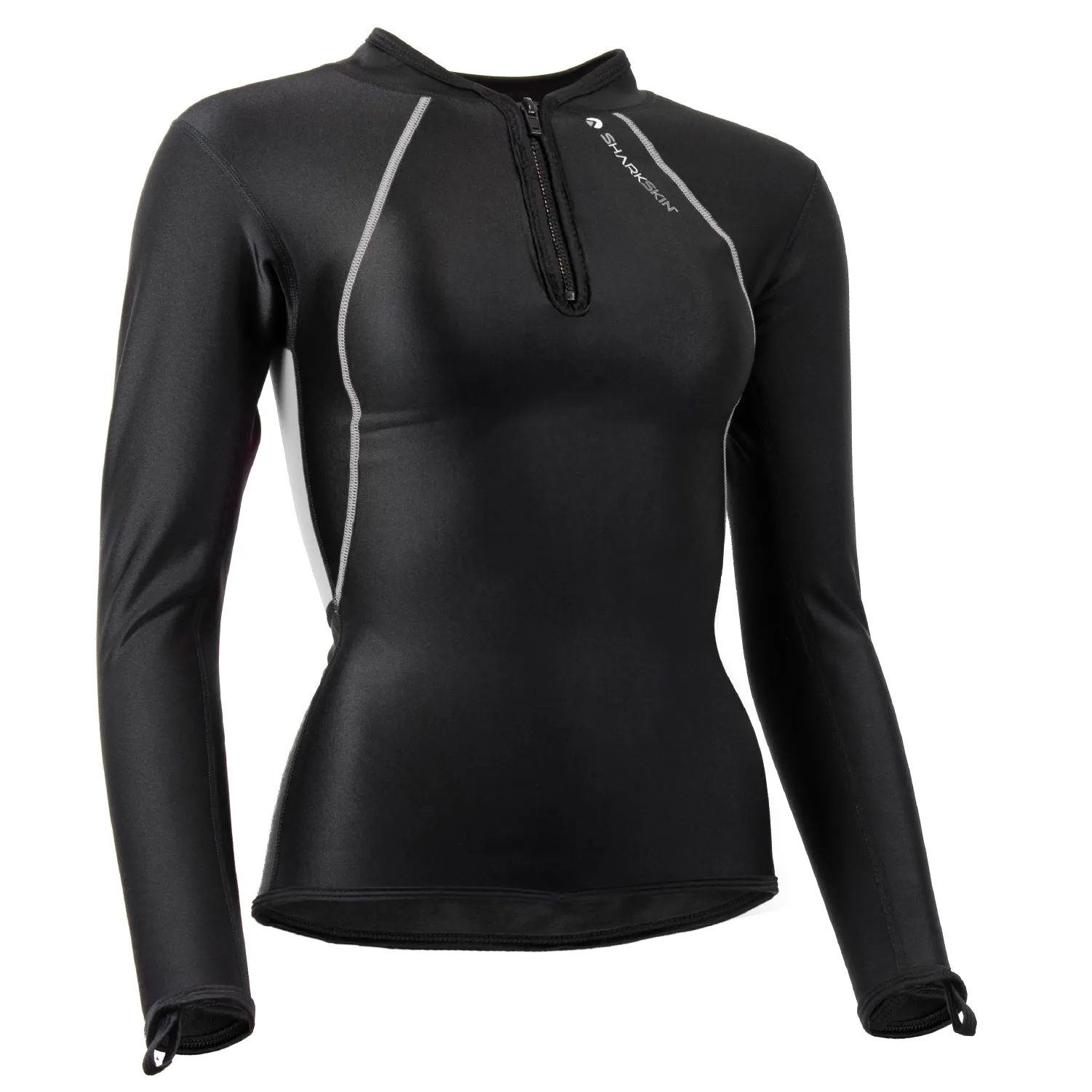 Sharkskin Chillproof Long Sleeve Chest Zip Top - Women