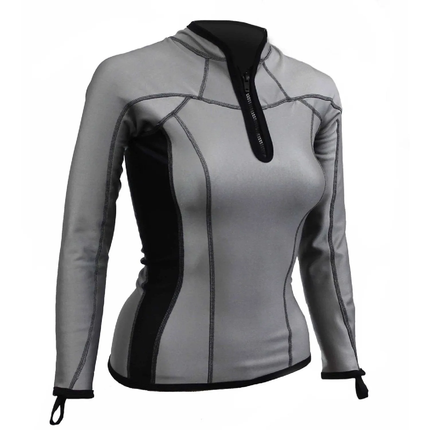 Sharkskin Chillproof Long Sleeve Chest Zip Top - Women