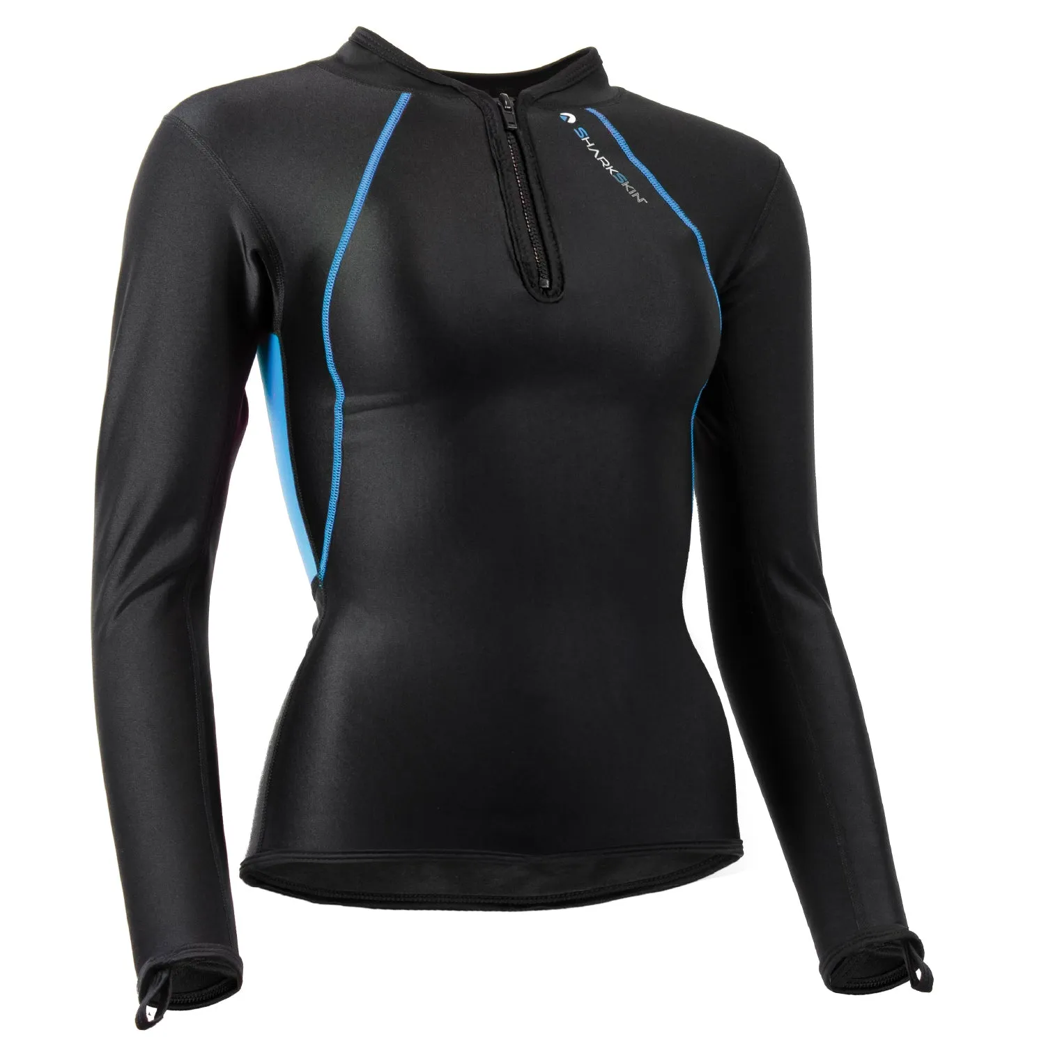 Sharkskin Chillproof Long Sleeve Chest Zip Top - Women