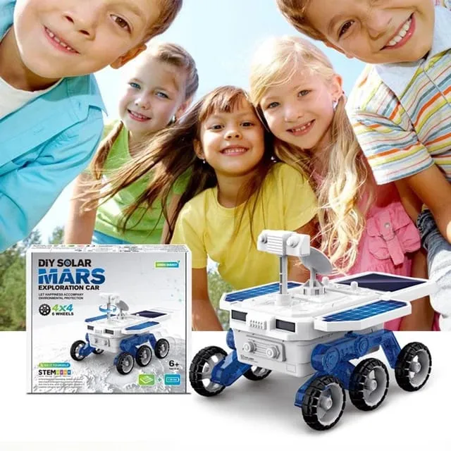 STEM DIY Solar Mars Exploration Car 4x4 - 6 Wheels