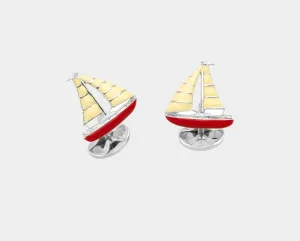 Sterling Silver Yacht Cufflinks