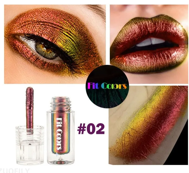 TEEK - 6 Color Satin Metallic Chameleons Makeup Pigment