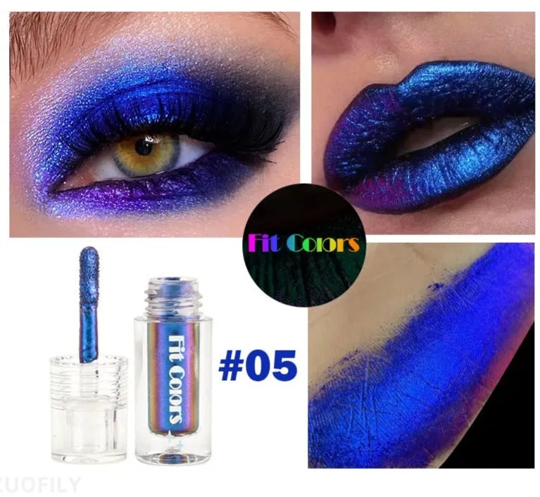 TEEK - 6 Color Satin Metallic Chameleons Makeup Pigment