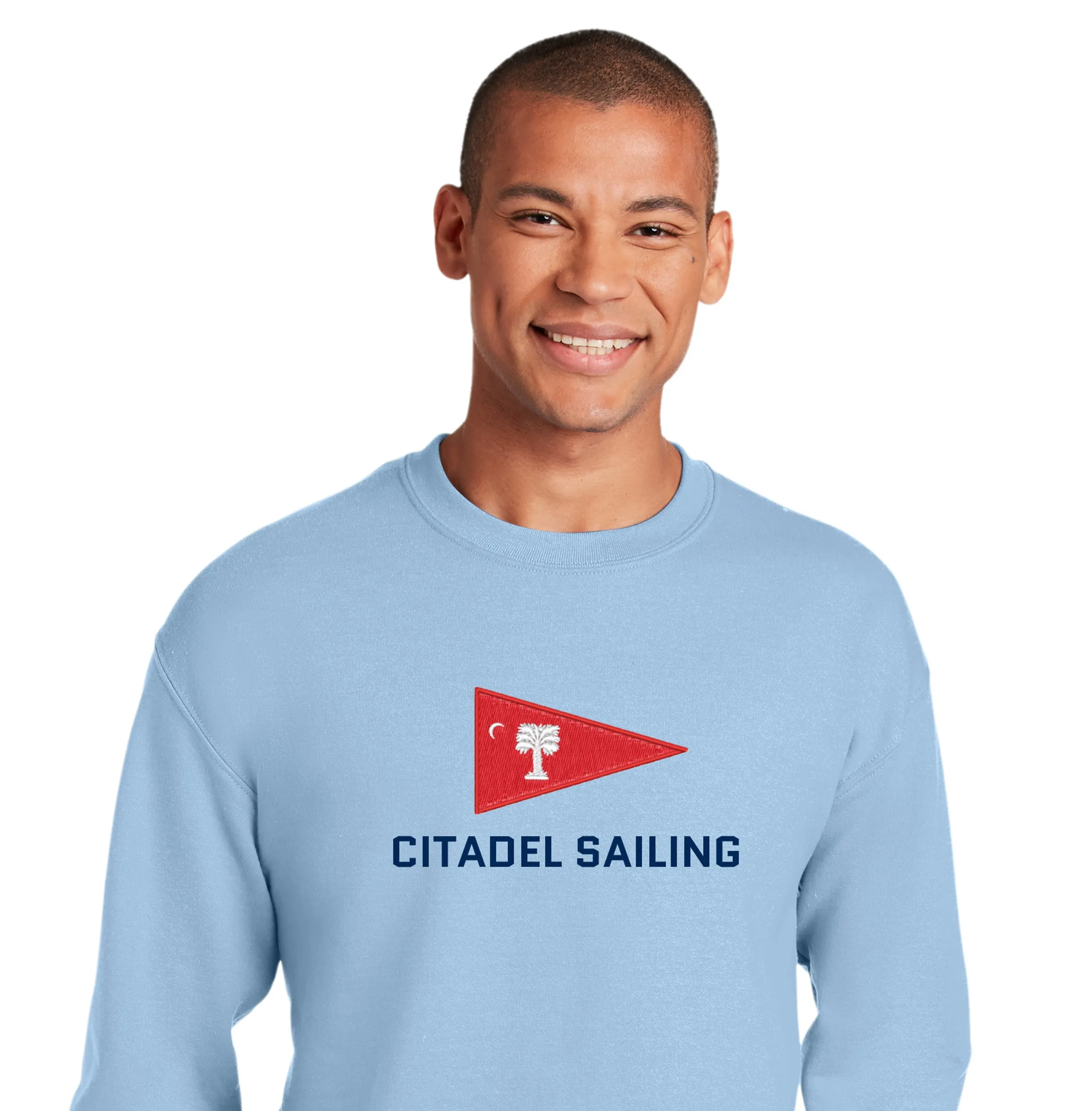 The Citadel Bulldog, Club Sports - Sailing, Heavy Blend™ Crewneck Sweatshirt