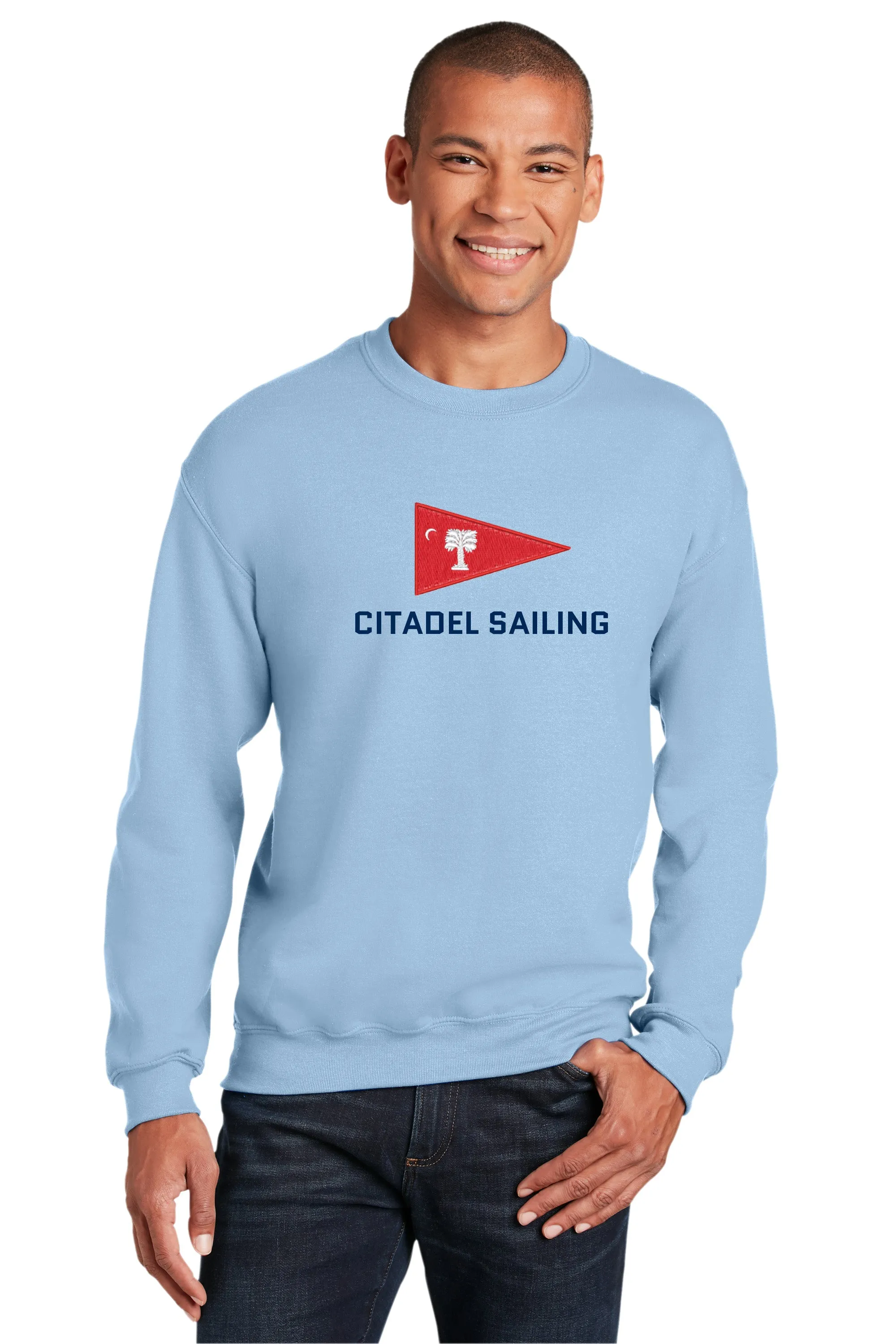 The Citadel Bulldog, Club Sports - Sailing, Heavy Blend™ Crewneck Sweatshirt