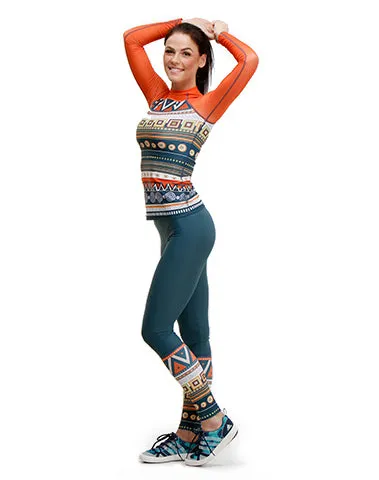 Women's Aztec Trashee Rashguard